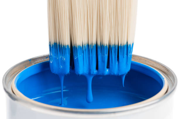istock Dripping paint paintbrush and can 1279752160