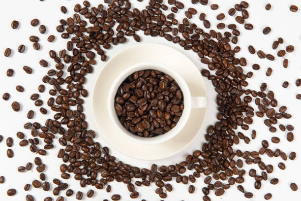 istock Freshly roasted coffee beans background 1279753164