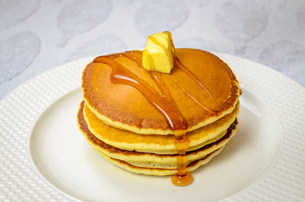 istock Honey & Butter over Pancake 1279758836