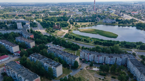 istock city ​​landscape drone shooting Belarus 1279760801