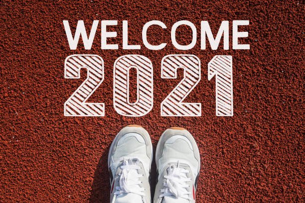 istock Welcome to 2021, happy new year concept 1279761165