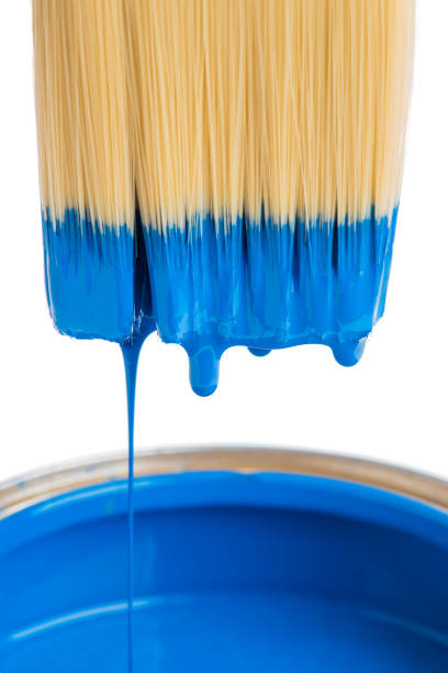istock Dripping paint paintbrush and can 1279761350