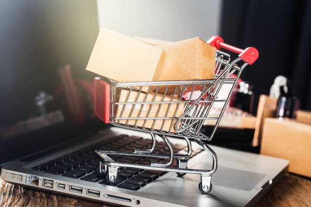 istock A woman is using a computer to shop online 1279761353