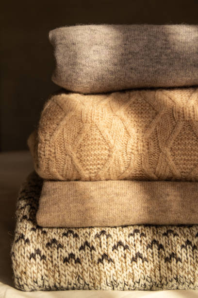 istock Warm woolen sweaters in the morning sun 1279765538
