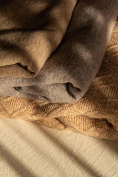 istock Warm woolen sweaters in the morning sun 1279765586