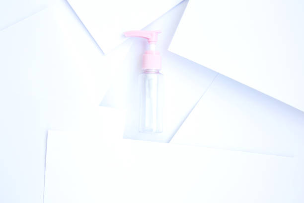 istock Mock up cosmetic jar for cream, shampoo, serum 1279768624
