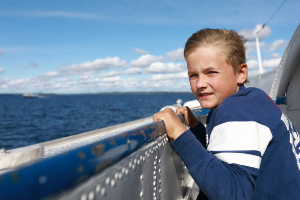 istock Child looking at Lake Ladoga 1279770344