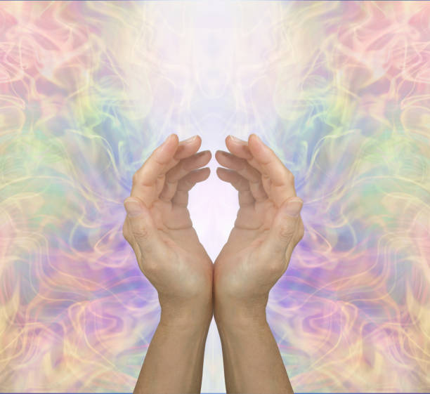 istock Healers Hands sending high frequency energy out 1279780150
