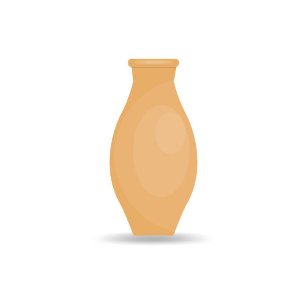 istock Vase flat icon isolated on white background. Vector illustration. 1279780364