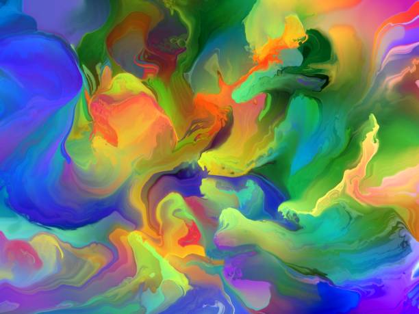 istock Color in motion, metaphor on the subject of design, creativity and imagination 1279784333