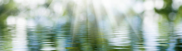 istock image of a water surface illuminated by rays of light 1279793968
