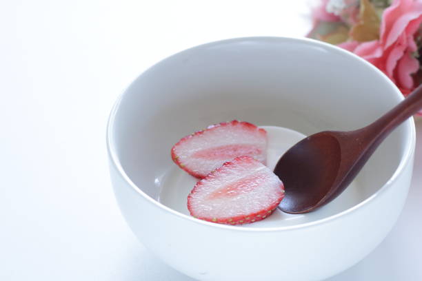 istock Homemade strawberry Panna cotta 1279795960
