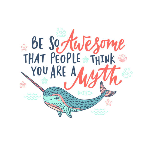 So Awesome That People Think Myth Narwhal Tee So Awesome That People Think Myth Narwhal Tee