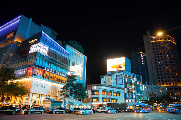 Seoul - Myeongdong Ward At Night