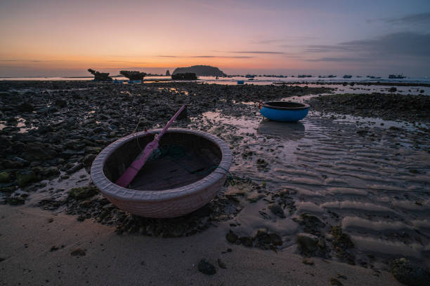 Sunrise in My Hiep beach, Ninh Thuan province, Vietnam