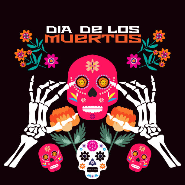 istock Dia de Los Muertos, Day of the Dead or Halloween 1279808527