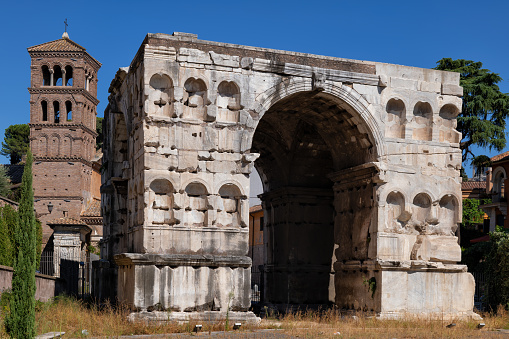 The Arena of Nîmes is a Roman amphitheatre, situated in the French city of Nîmes. Built around 70 CE, shortly after the Colosseum of Rome, it is one of the best-preserved Roman amphitheatres in the world. The image was captured during autumn season.