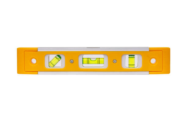 istock Small spirit level isolated on a white background 1279820140