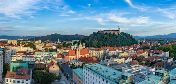istock Ljubljana Sunset Panorama 1279829976