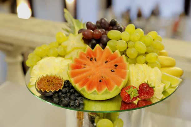 istock Delicious fruits on the buffet table. 1279831608