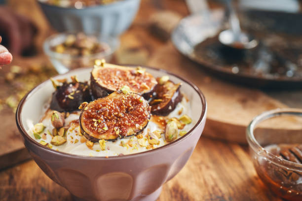 istock Yogurt with Caramelized Figs, Pistachio and Honey 1279831824