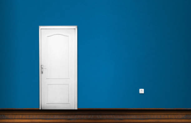 istock wooden door and wall 1279835987