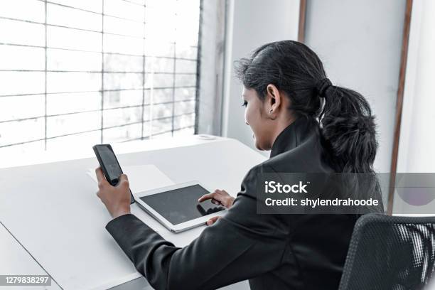 Smart Office Concept Stock Photo - Download Image Now - 20-24 Years, Abstract, Adult
