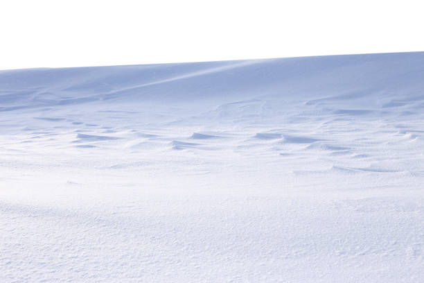 istock A large beautiful snowdrift isolated on white background.Winter snow  background. A big snow drift 1279838703