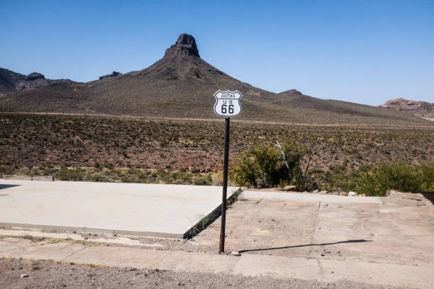 Route 66 Original Road Sign - Arizona, street sign, on the road, shield