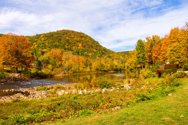 istock Autumn in West Cornwall, Connecticut 1279847875