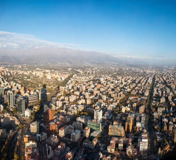 istock Elevated View Of Santiago, Chile 1279849917