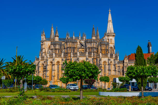 View of Batalha monastery in Portugal View of Batalha monastery in Portugal batalha stock pictures, royalty-free photos & images