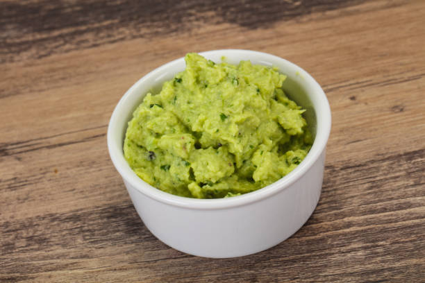 istock Avocado guacamole sauce with chili pepper 1279855045