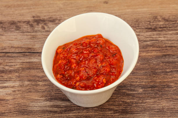 istock Tomato spicy sauce in the bowl 1279857101
