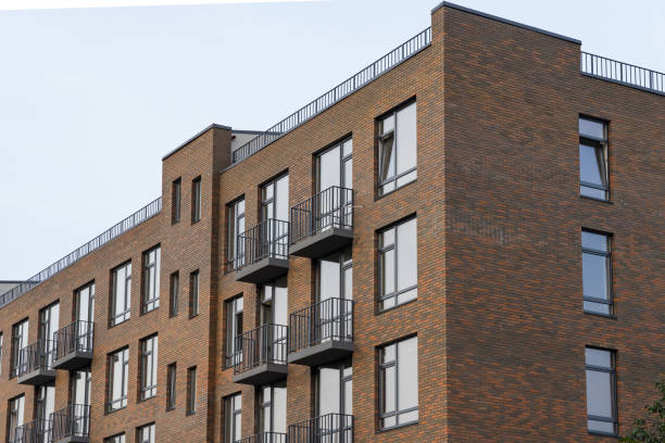 istock New Scandinavian style apartment building under construction. 1279858919