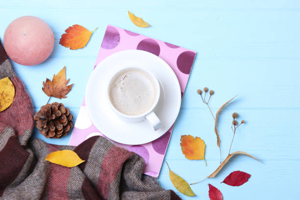 istock autumn composition and autumn leaves 1279859012