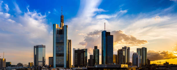 istock Aerial view of Frankfurt 1279865489
