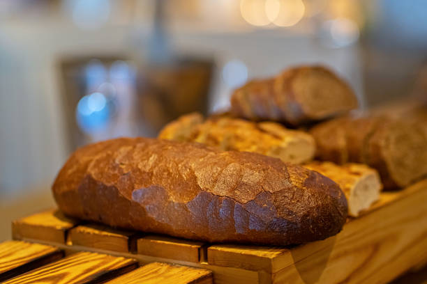 istock A cutting board with bread on self service table breakfast buffet in hotel catering 1279871346