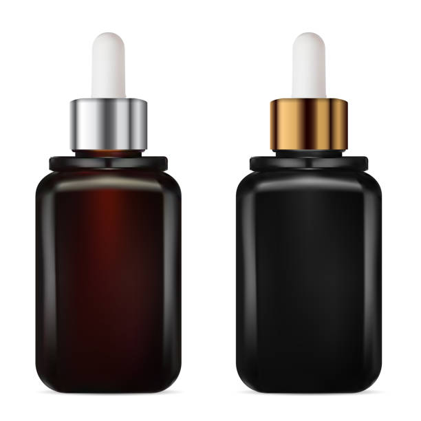 istock Dropper bottle. Cosmetic serum treatment vial 1279871839
