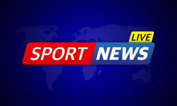 istock Breaking live stream sport news in abstract style on dark abstract background. Business design. Vector illustration. 1279872632