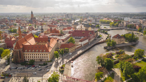 istock Aerial view of Wroclaw 1279872753