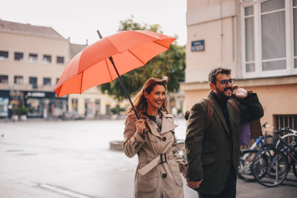 istock Beautiful couple promenade 1279879080