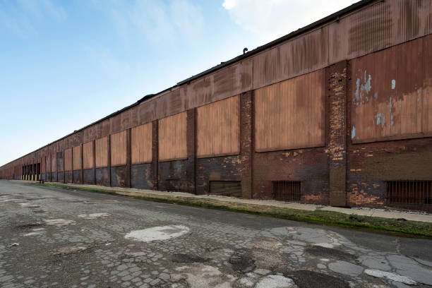 istock Old abandoned warehouse in Detroit Michigan 1279881015