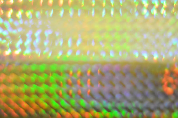 istock Holographic foil pattern. Colorful hologram surface 1279887774