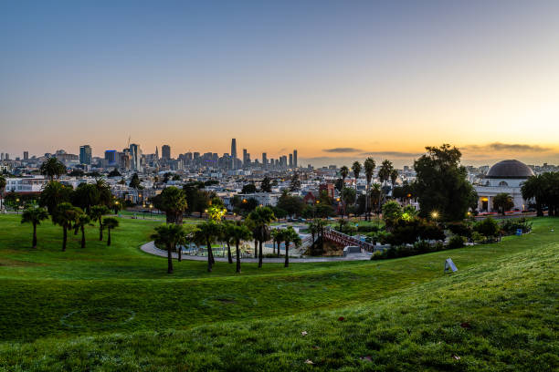 istock Mission Dolores Park at Dawn 1279891608