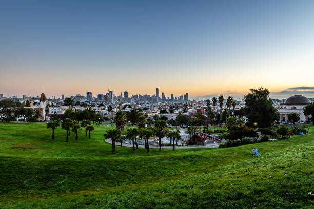 istock Mission Dolores Park at Dawn 1279891719