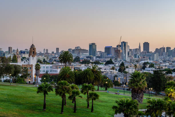 istock Mission Dolores Park at Dawn 1279891740