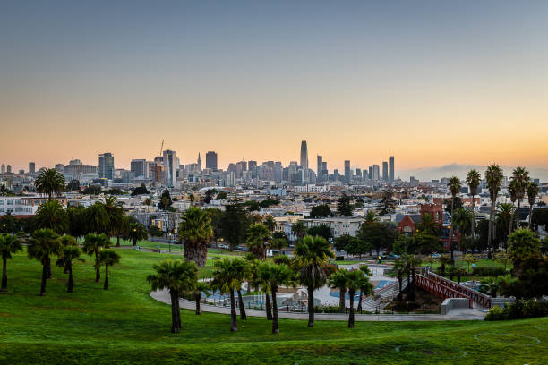 istock Mission Dolores Park at Dawn 1279892357