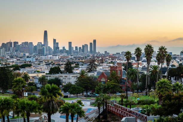 istock Mission Dolores Park at Dawn 1279892541