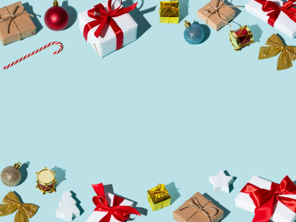istock blue christmas background greeting card frame 1279896220
